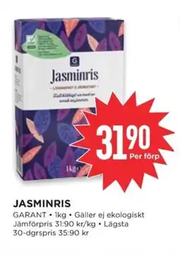 Willys GARANT Jasminris erbjuda