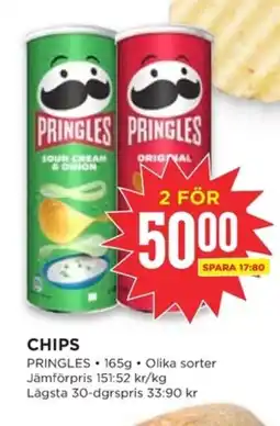 Willys PRINGLES Chips erbjuda