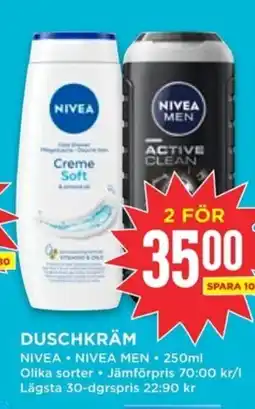 Willys NIVEA Duschkräm erbjuda