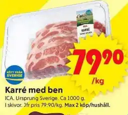 ICA Supermarket Karré med ben erbjuda