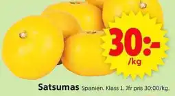 ICA Supermarket Satsumas erbjuda