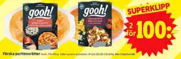 ICA Supermarket GOOH Färska portionsrätter erbjuda