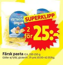 ICA Supermarket ICA Färsk pasta erbjuda