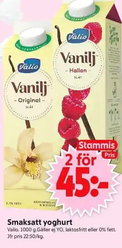 ICA Supermarket VALIO Smaksatt yoghurt erbjuda