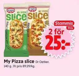ICA Supermarket DR. OETKER My pizza slice erbjuda