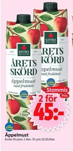 ICA Supermarket Äppelmust erbjuda