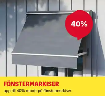 Byggmax Fönstermarkiser erbjuda