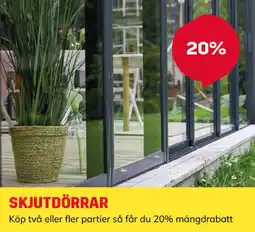 Byggmax Skjutdörrar erbjuda