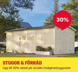 Byggmax Stugor & förråd erbjuda