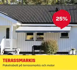 Byggmax Terassmarkis erbjuda
