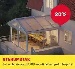 Byggmax Uterumstak erbjuda