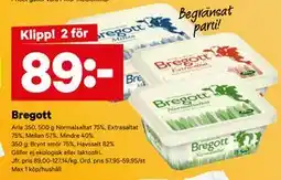 City Gross Bregott, SEK 89 erbjuda