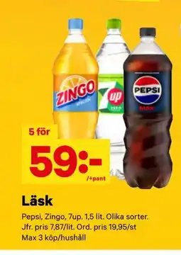 City Gross Läsk, SEK 59 erbjuda