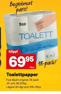 City Gross Toalettpapper, SEK 69.95 erbjuda