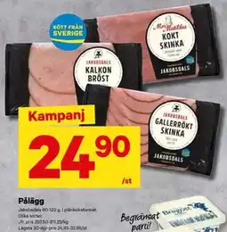 City Gross Pålägg, SEK 24.9 erbjuda