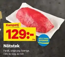City Gross Nötstek, SEK 129 erbjuda