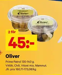 City Gross Oliver, SEK 45 erbjuda