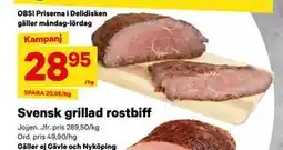City Gross Svensk grillad rostbiff, SEK 28.95 erbjuda