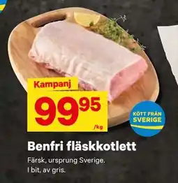 City Gross Benfri fläskkotlett, SEK 99.95 erbjuda