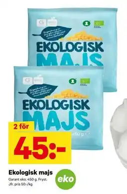 City Gross Ekologisk majs, SEK 45 erbjuda