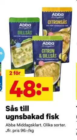 City Gross Sås till ugnsbakad fisk, SEK 48 erbjuda