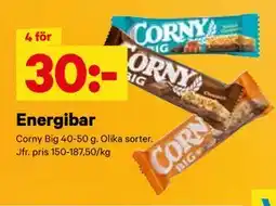 City Gross Energibar, SEK 30 erbjuda