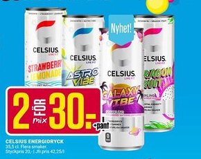 ÖoB CELSIUS energidryck erbjuda