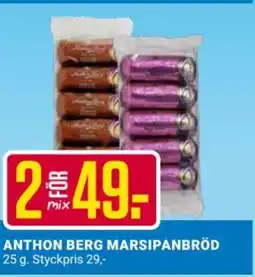 ÖoB Anthon Berg marsipanbröd erbjuda