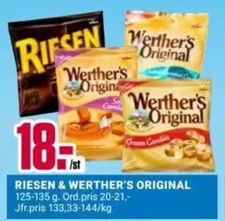 ÖoB Riesen & Werther's original erbjuda