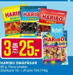 ÖoB HARIBO Småpåsar erbjuda