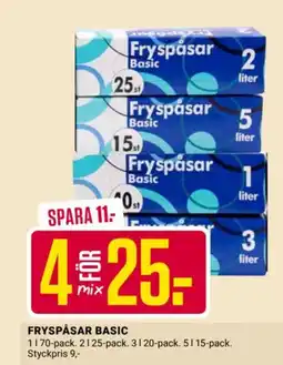 ÖoB Fryspåsar basic erbjuda