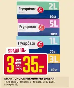 ÖoB Smart choice premiumfryspåsar erbjuda