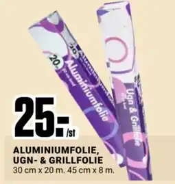 ÖoB Aluminiumfolie, ugn- & grillfolie erbjuda