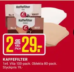 ÖoB Kaffefilter erbjuda