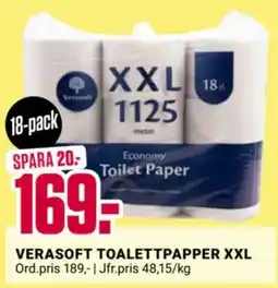 ÖoB Verasoft toalettpapper XXL erbjuda