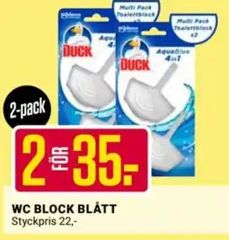 ÖoB WC block blått erbjuda