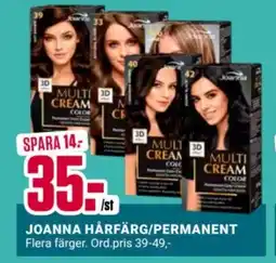 ÖoB Joanna Hårfärg/permanent erbjuda