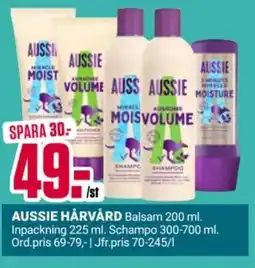 ÖoB Aussie hårvård erbjuda