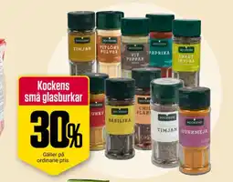 ÖoB Kockens små glasburkar erbjuda