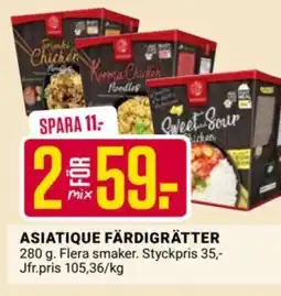 ÖoB Asiatique färdigrätter erbjuda