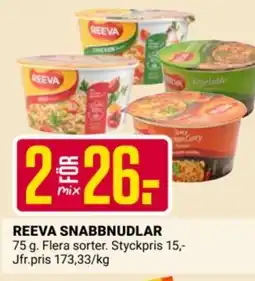 ÖoB REEVA Snabbnudlar erbjuda