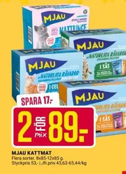 ÖoB Mjau Kattmat erbjuda