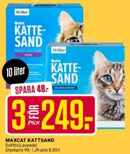 ÖoB Maxcat Kattsand erbjuda