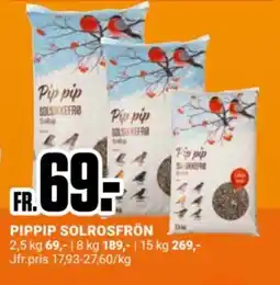 ÖoB Pippip solrosfrön erbjuda