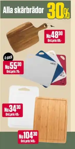 ÖoB Alla skärbrädor erbjuda