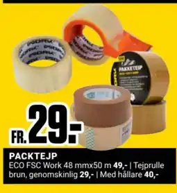 ÖoB Packtejp erbjuda