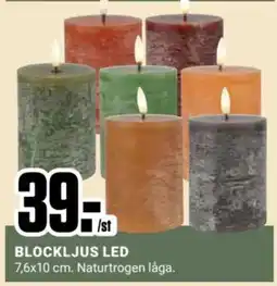 ÖoB Blockljus Led erbjuda