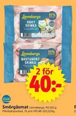 ICA Supermarket Smörgåsmat Lönneberga erbjuda