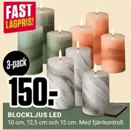 ÖoB Blockljus Led erbjuda