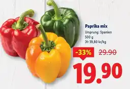Lidl Paprika mix erbjuda